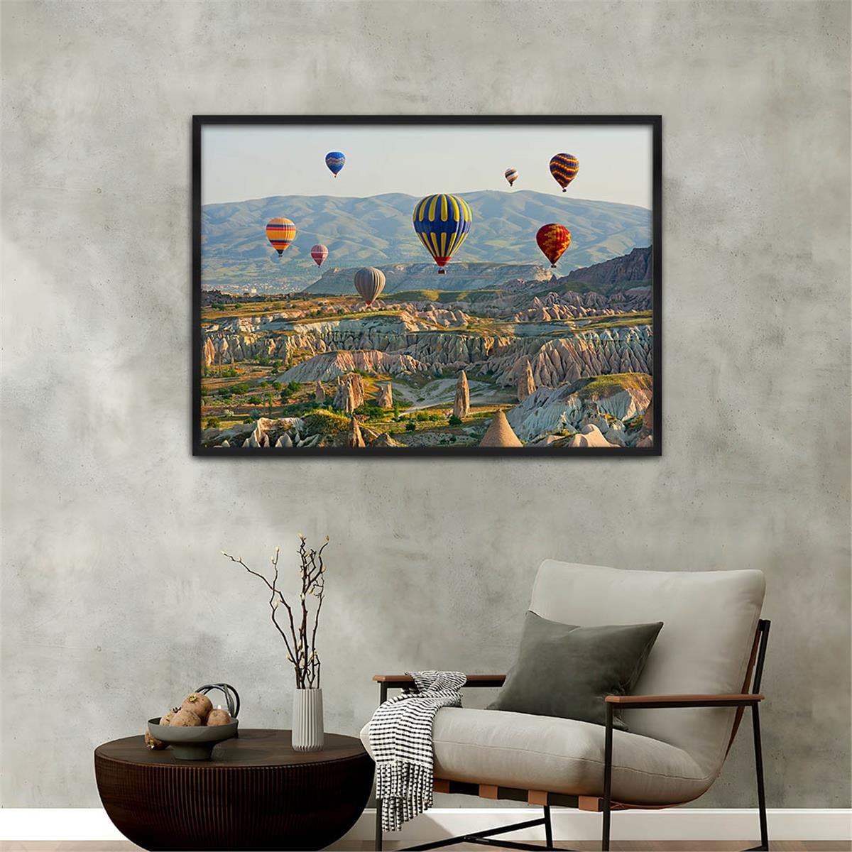 Alüminyum Çerçeveli Doğa Temalı Cam Tablo 085