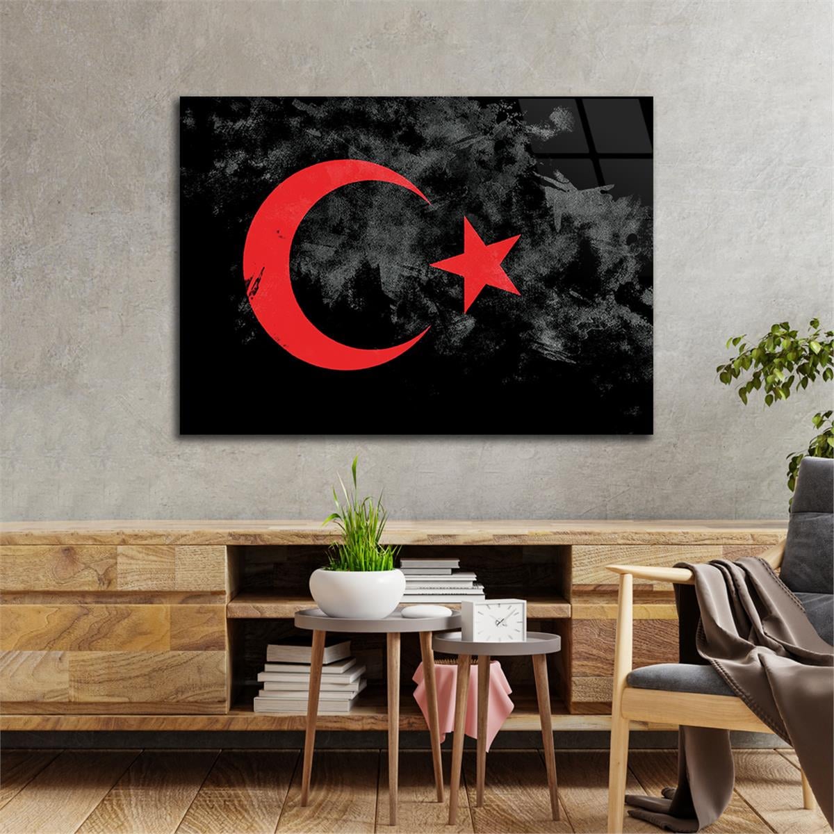 Horizontal National-Themed Tempered Glass Wall Art 80