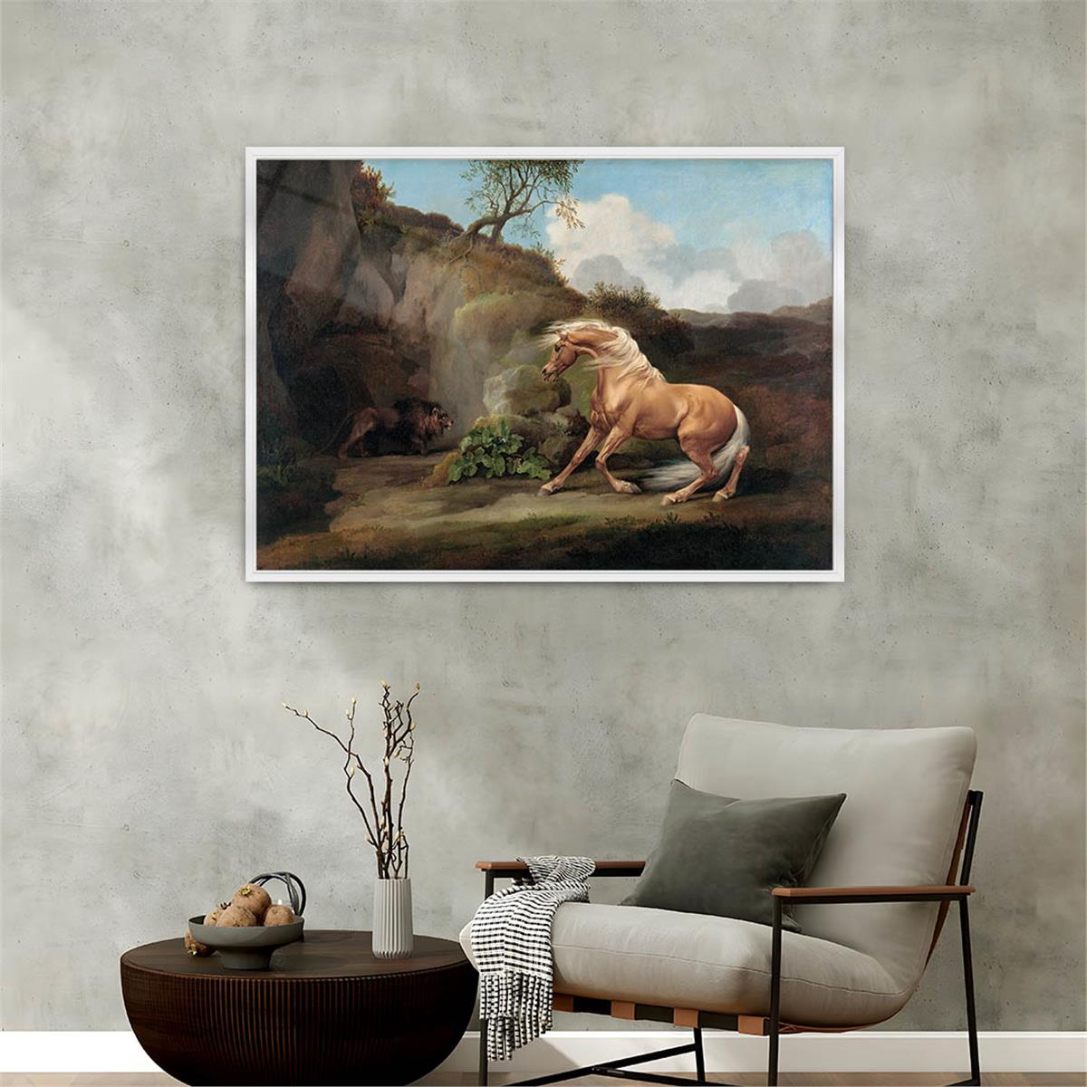 Alüminyum Çerçeveli Sanat Temalı Cam Tablo 109