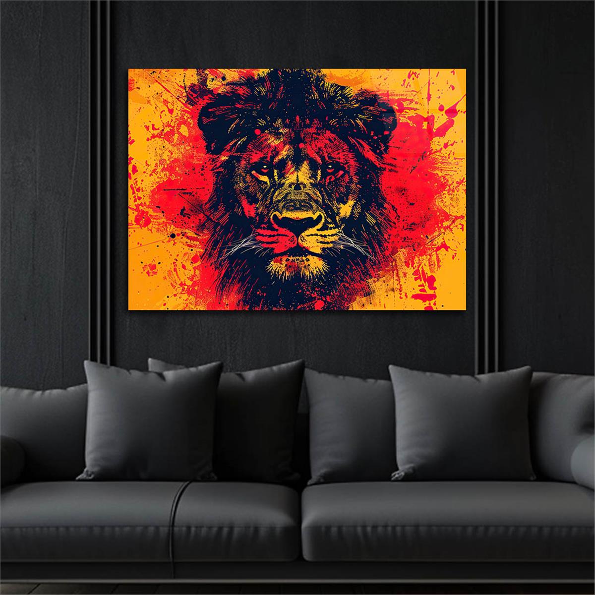 Yatay Doğa Temalı Cam Tablo 529