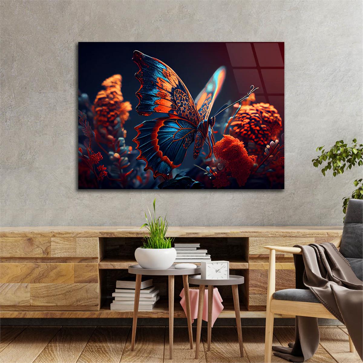 Horizontal Art-Themed Tempered Glass Wall Art 429