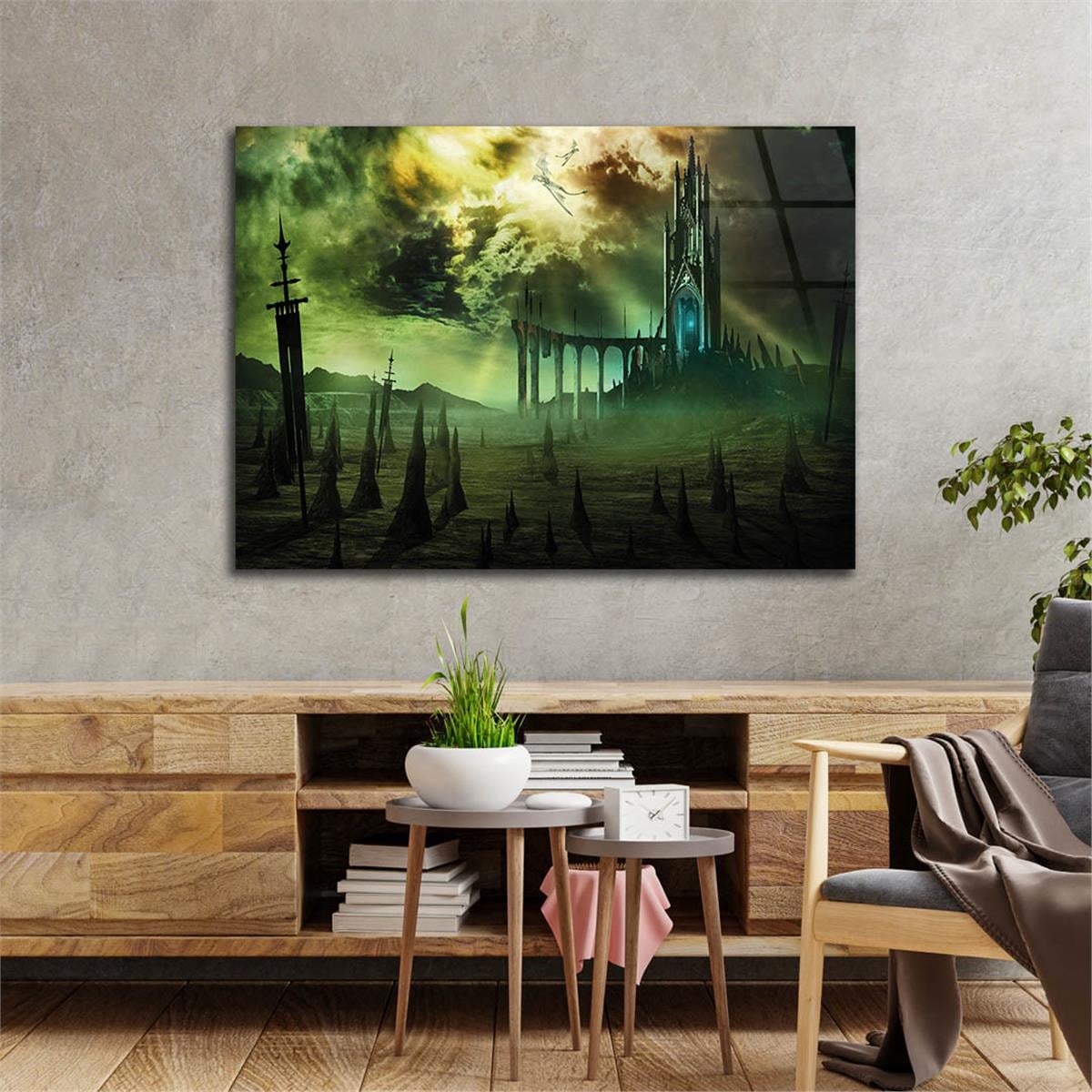 Tempered Glasss Wall Arts Art-Themed