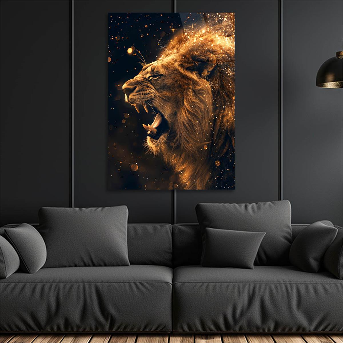 Dikey Doğa Temalı Cam Tablo 359