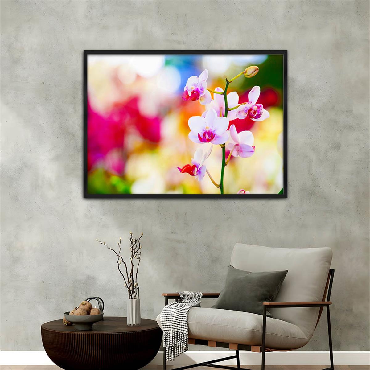 Aluminum-Framed Natured-Themed Tempered Glass Wall Art 127