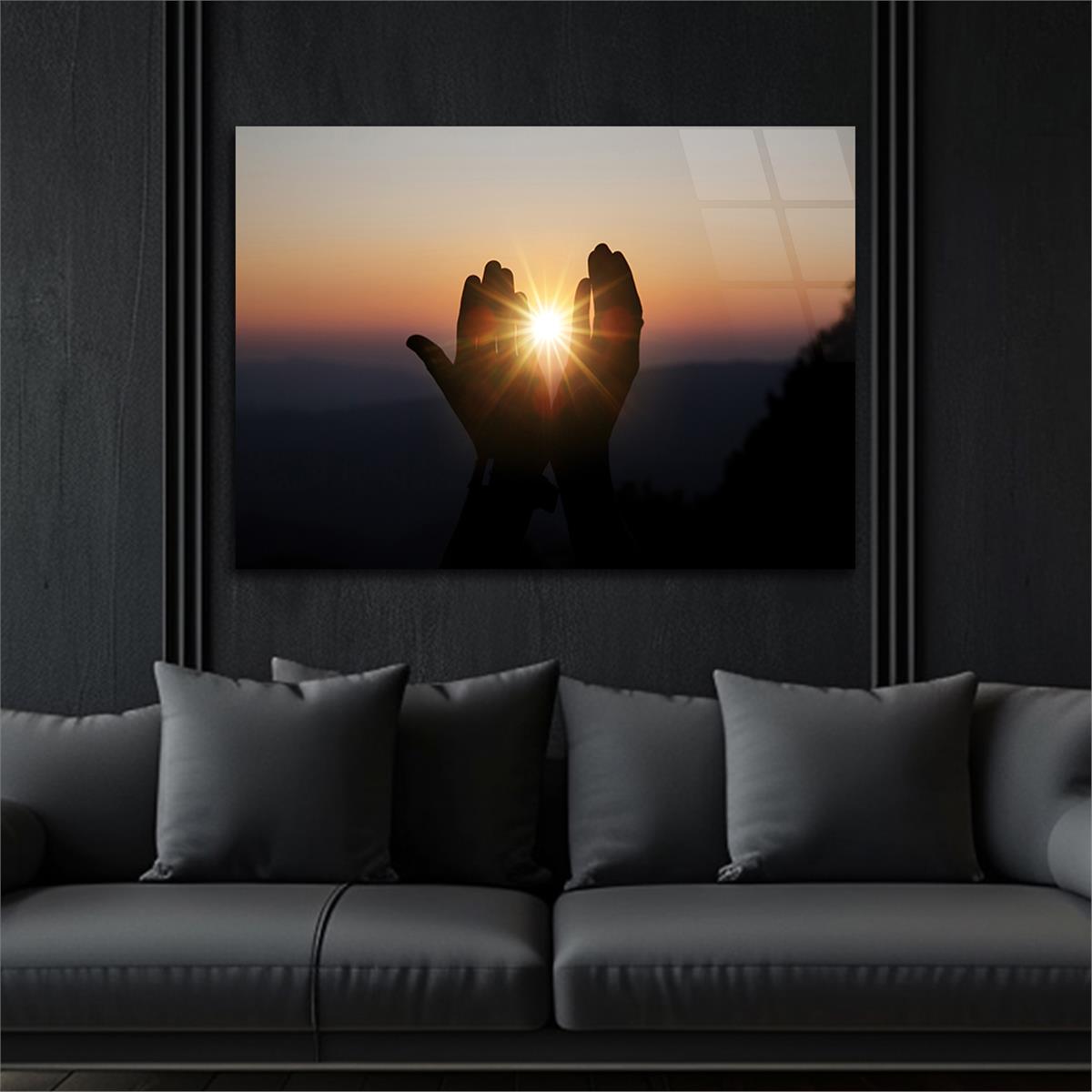 Tempered Glasss Wall Arts Religious-Themed
