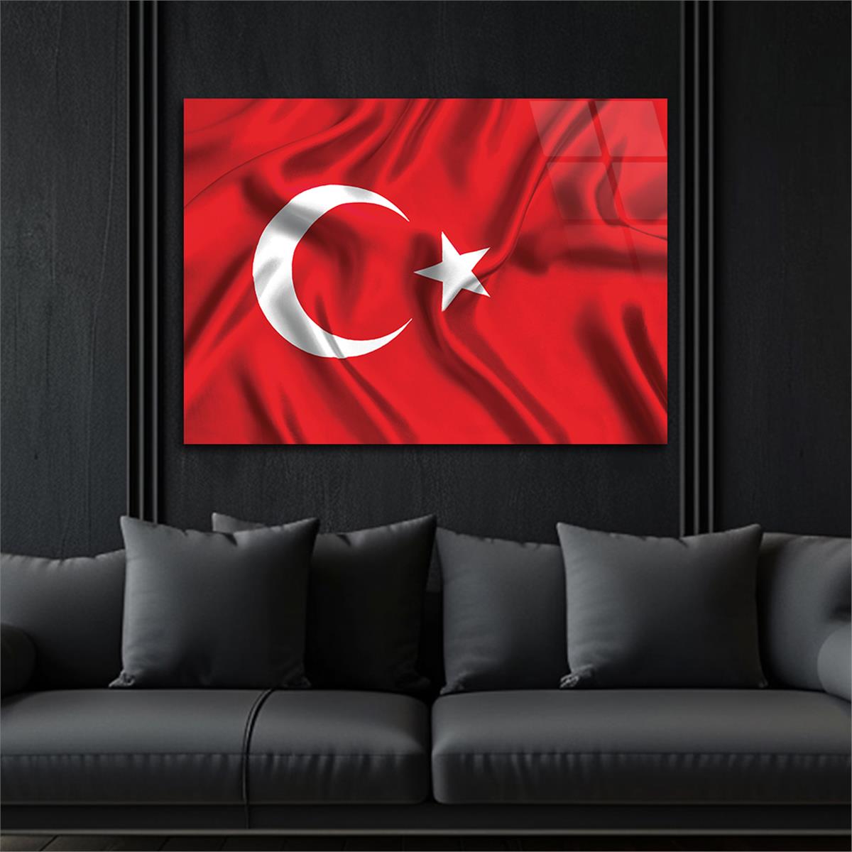 Horizontal National-Themed Tempered Glass Wall Art 81