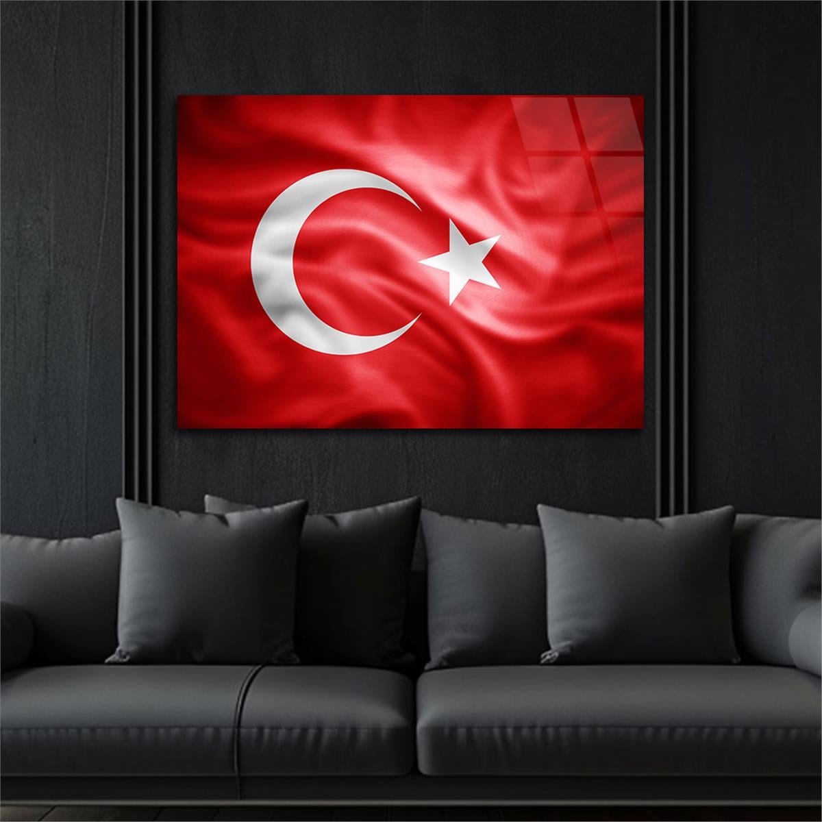 Tempered Glasss Wall Arts National-Themed