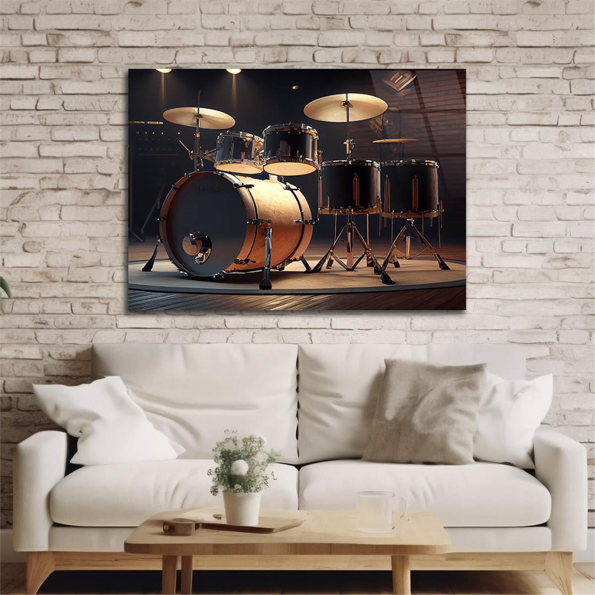 Yatay Sanat Temalı Cam Tablo 589