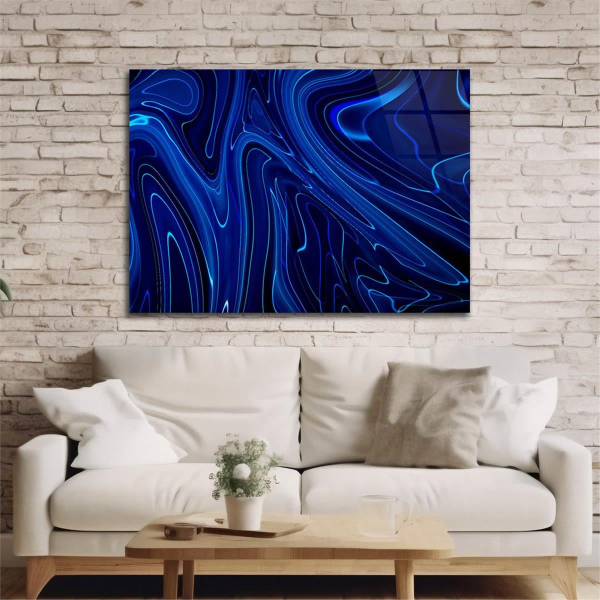 Horizontal Art-Themed Tempered Glass Wall Art 509