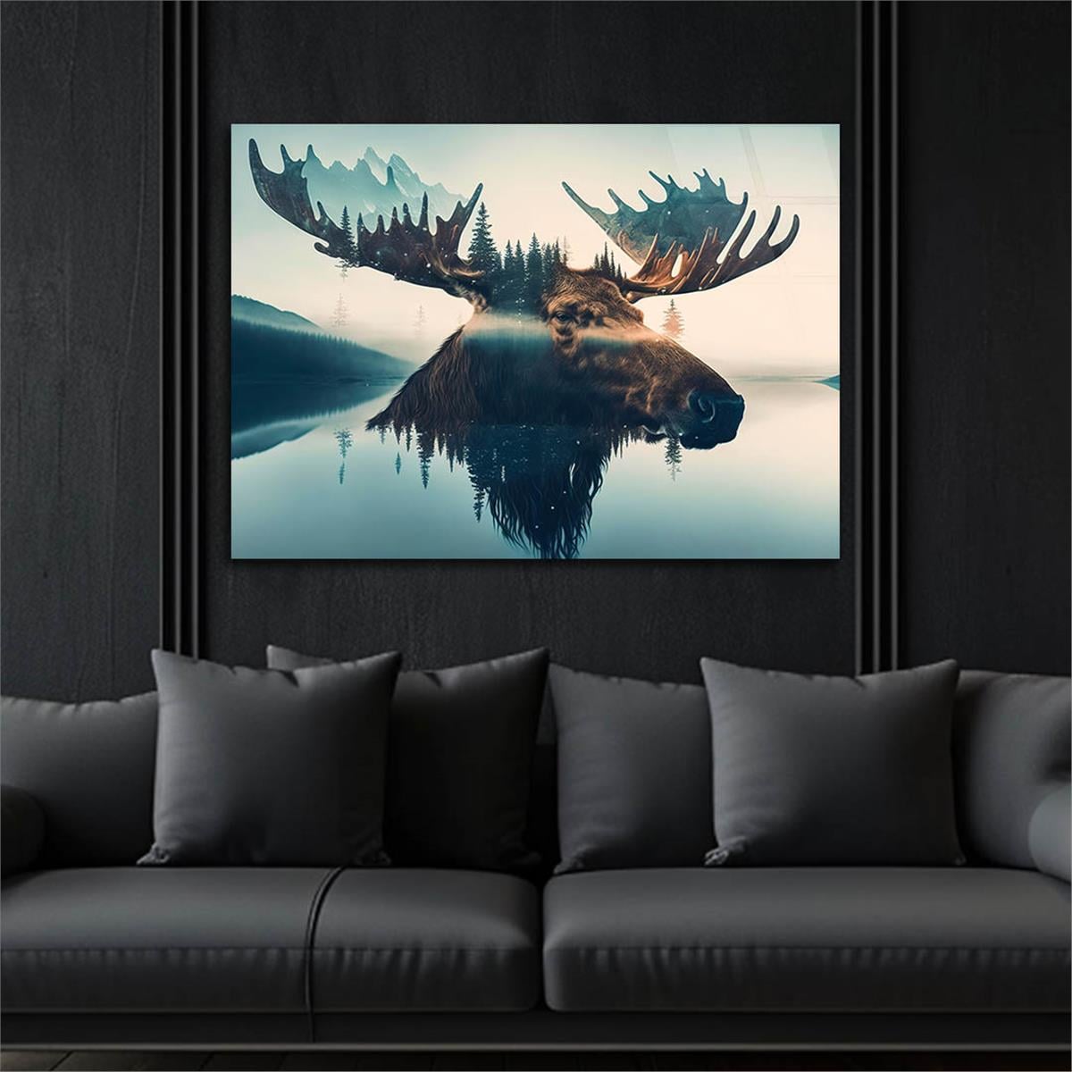 Yatay DoğaTemalı Cam Tablo 360