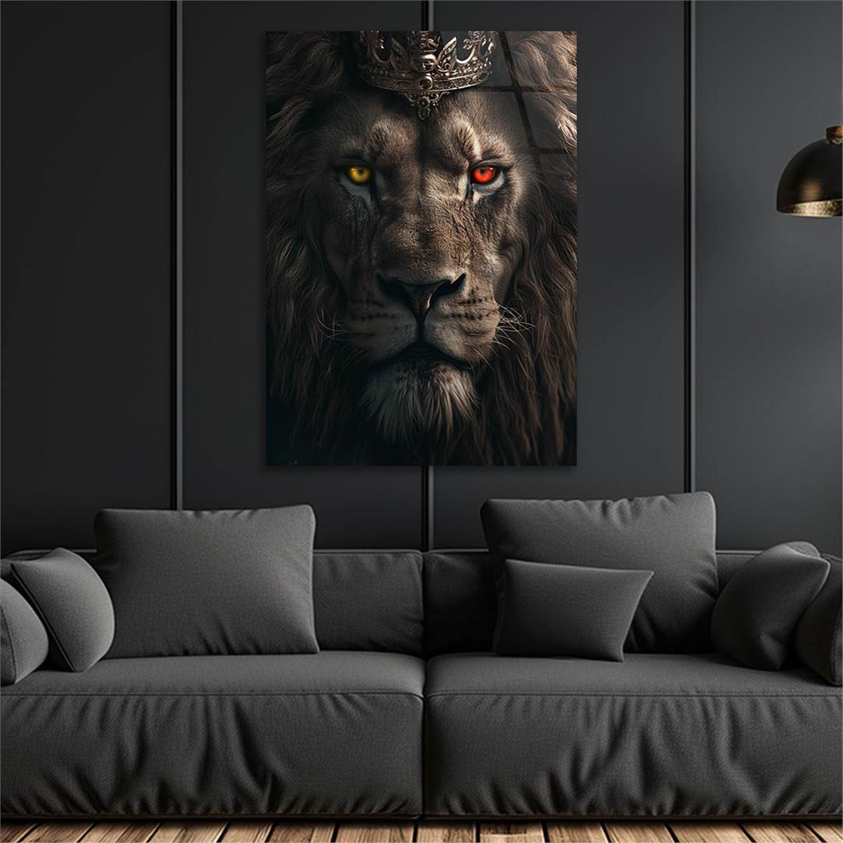 Dikey Doğa Temalı Cam Tablo 336