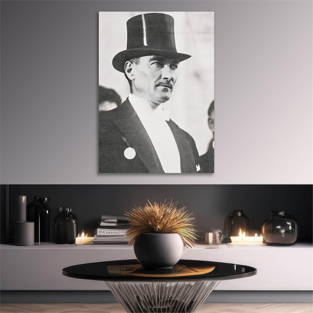 Dikey VatanTemalı Cam Tablo 223