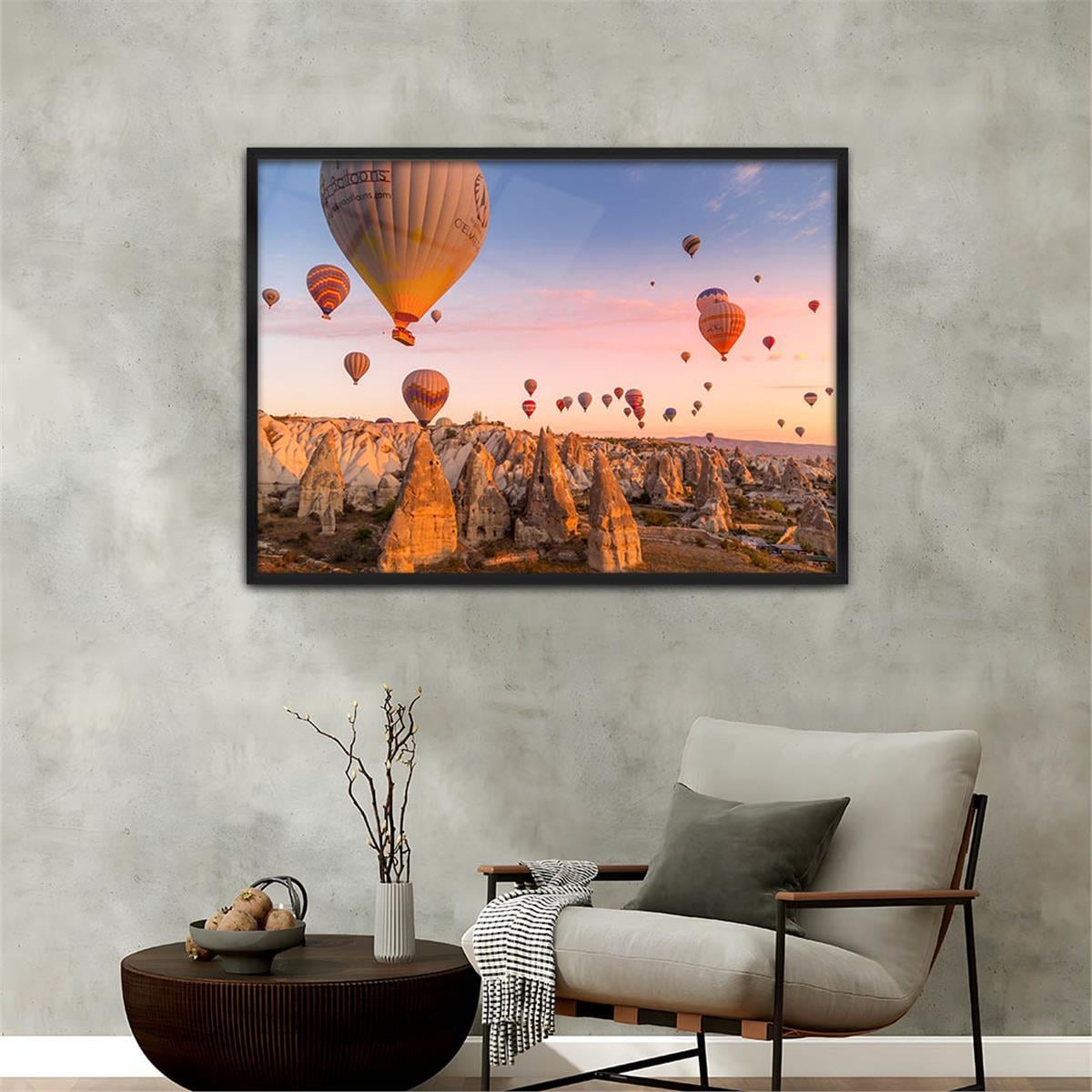 Aluminum-Framed Natured-Themed Tempered Glass Wall Art 139