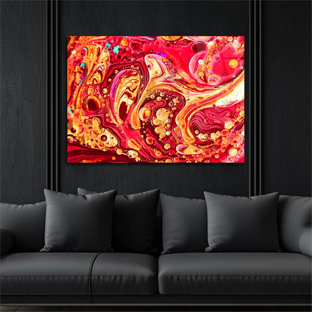 Sanat Temalı Cam Tablo 472