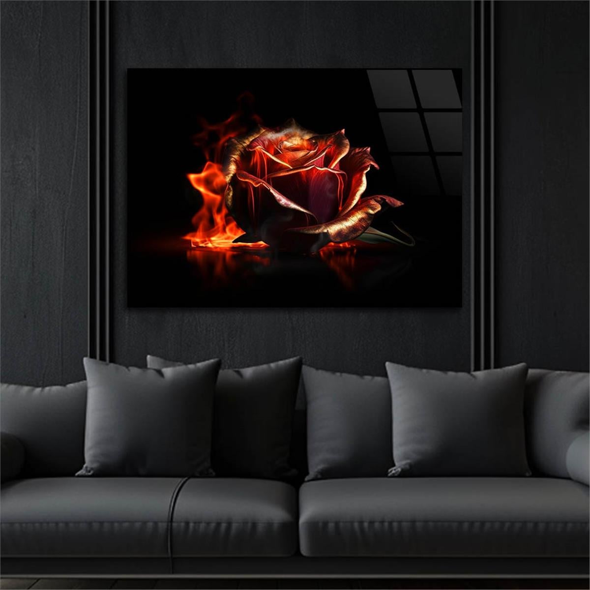 Sanat Temalı Cam Tablo 482