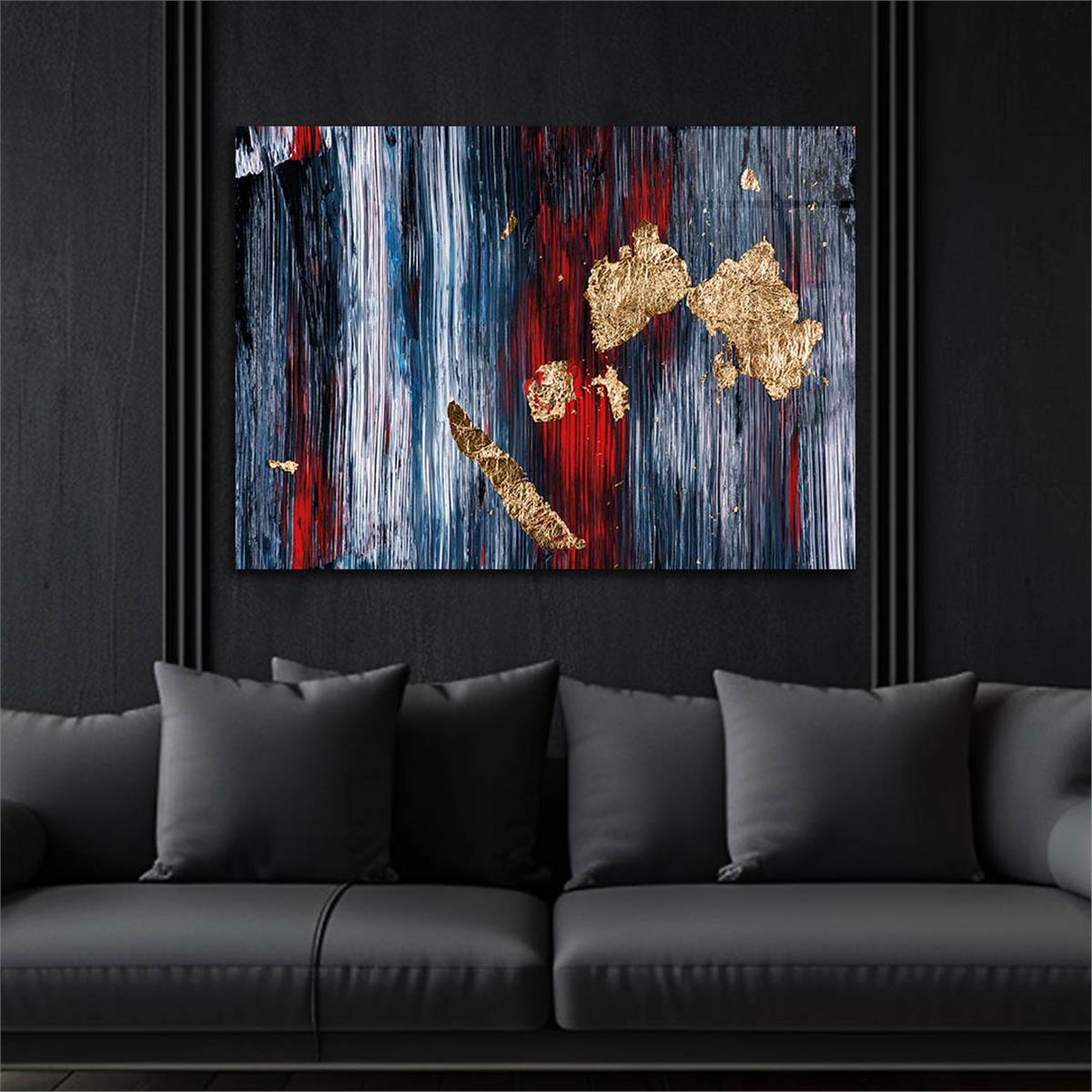 Horizontal Art-Themed Tempered Glass Wall Art 306