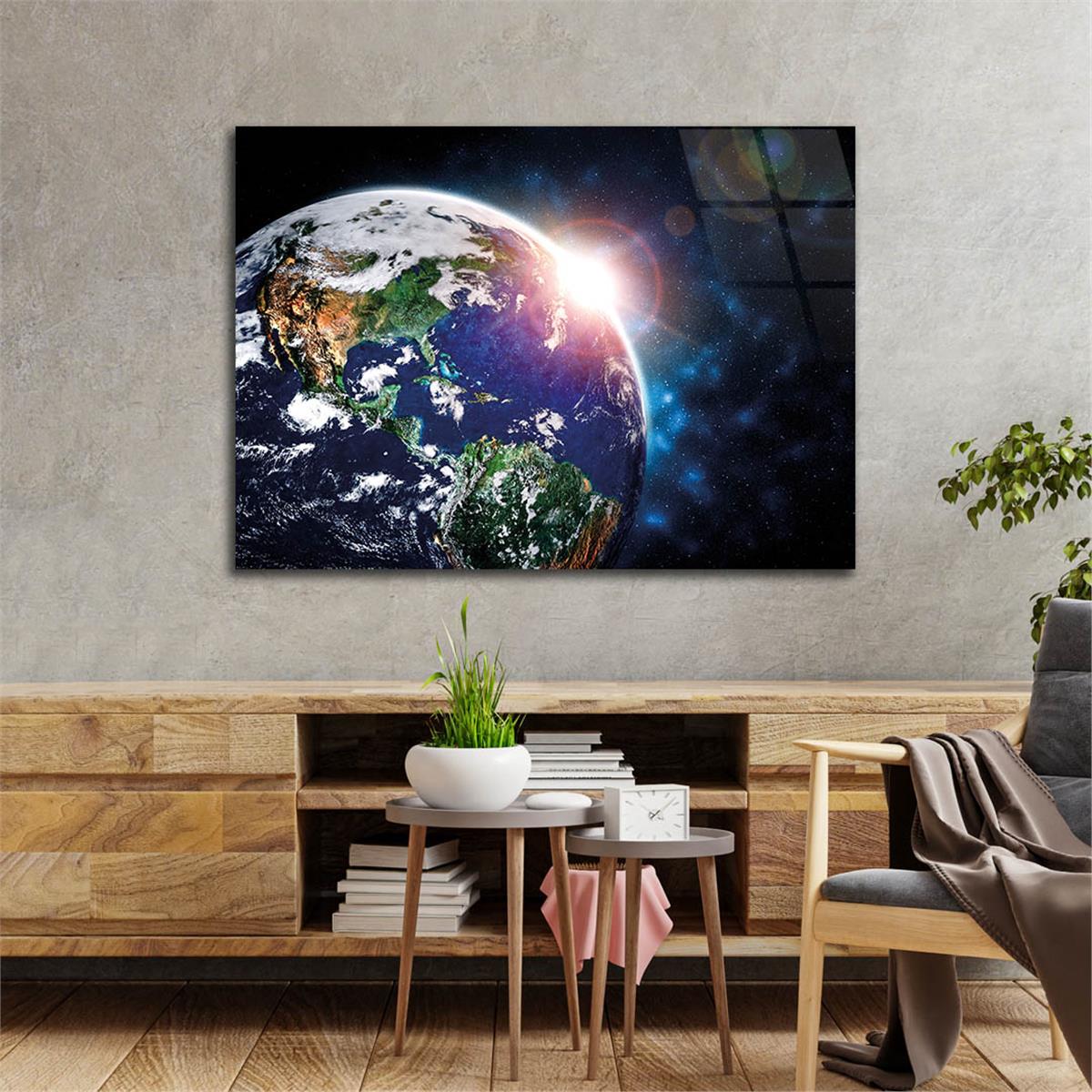 Horizontal Art-Themed Tempered Glass Wall Art 275