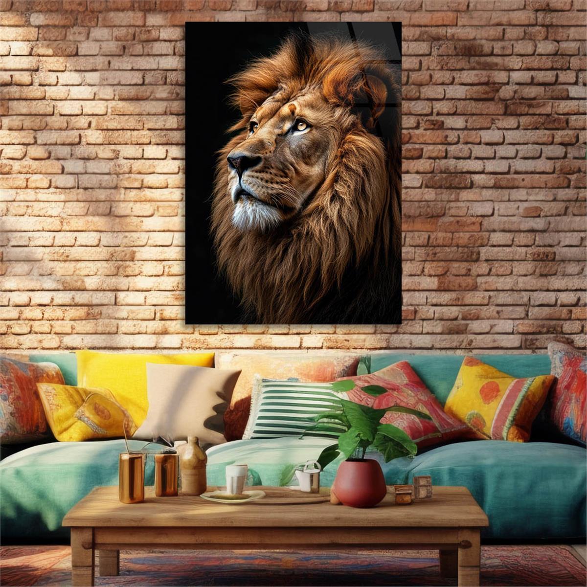 Dikey Doğa Temalı Cam Tablo 368