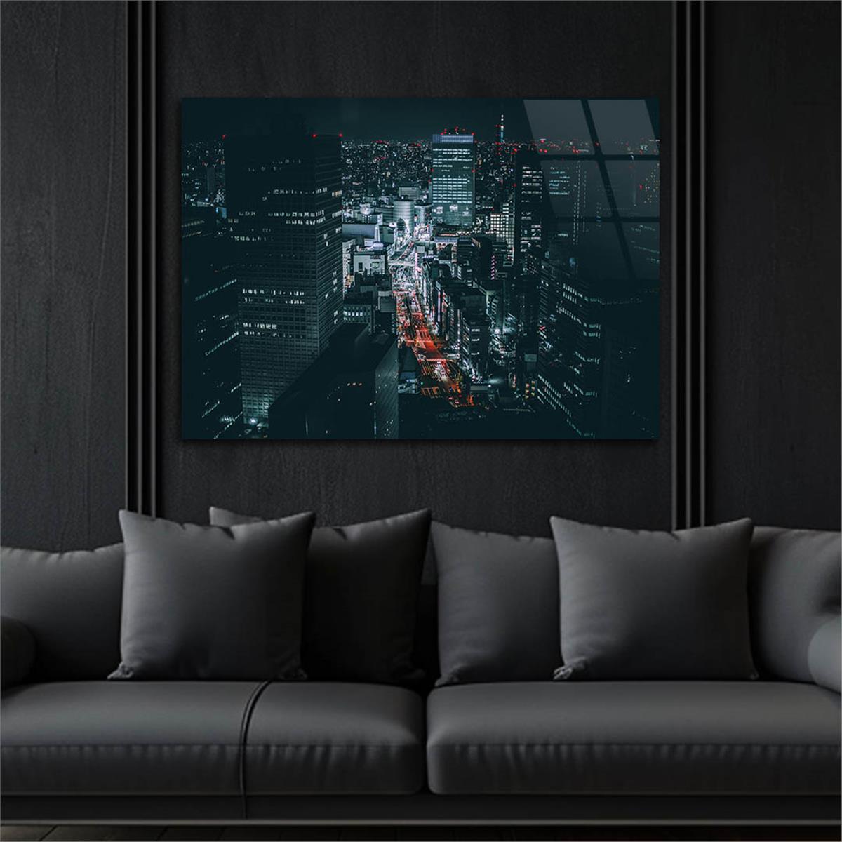 Yatay DoğaTemalı Cam Tablo 353