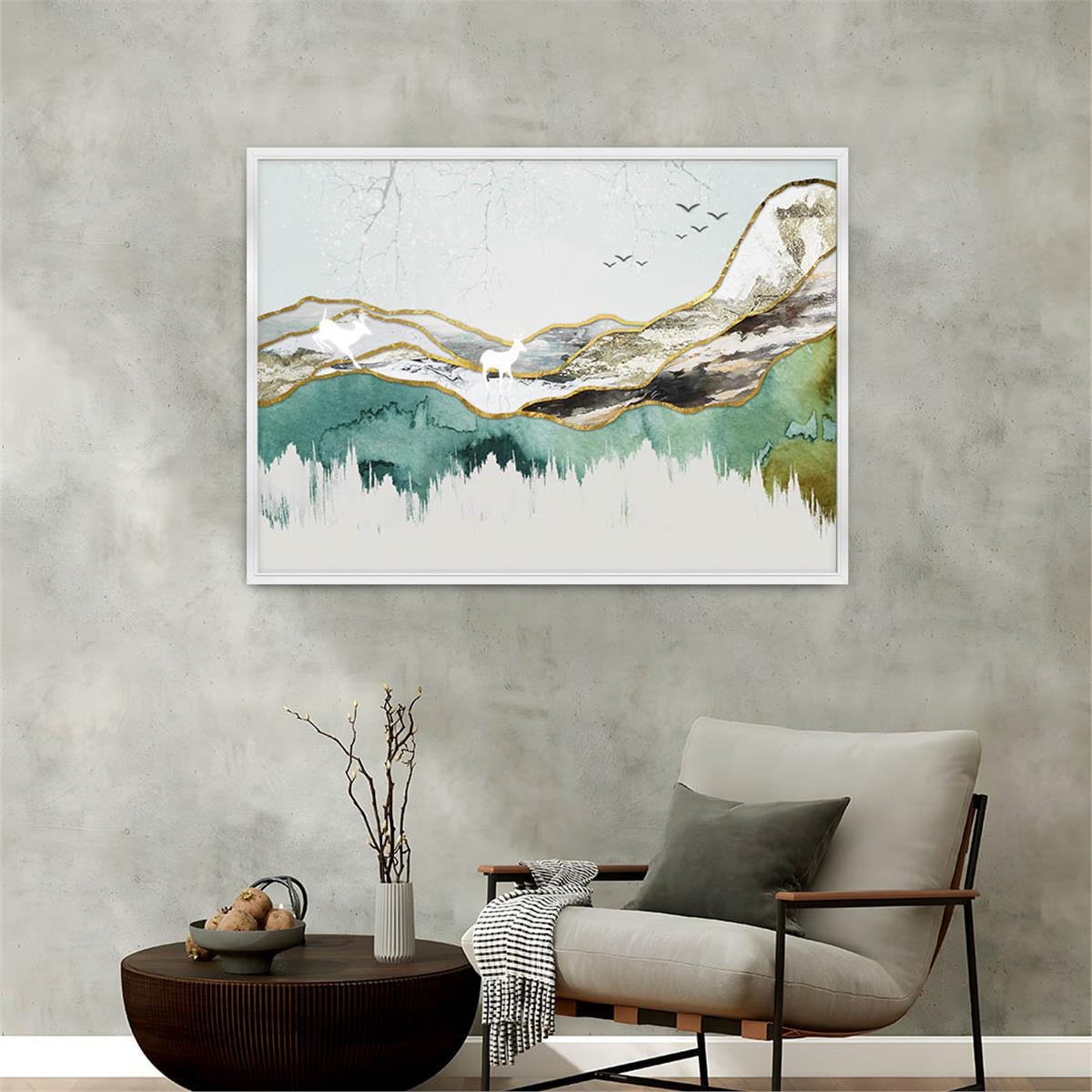 Alüminyum Çerçeveli Sanat Temalı Cam Tablo 037