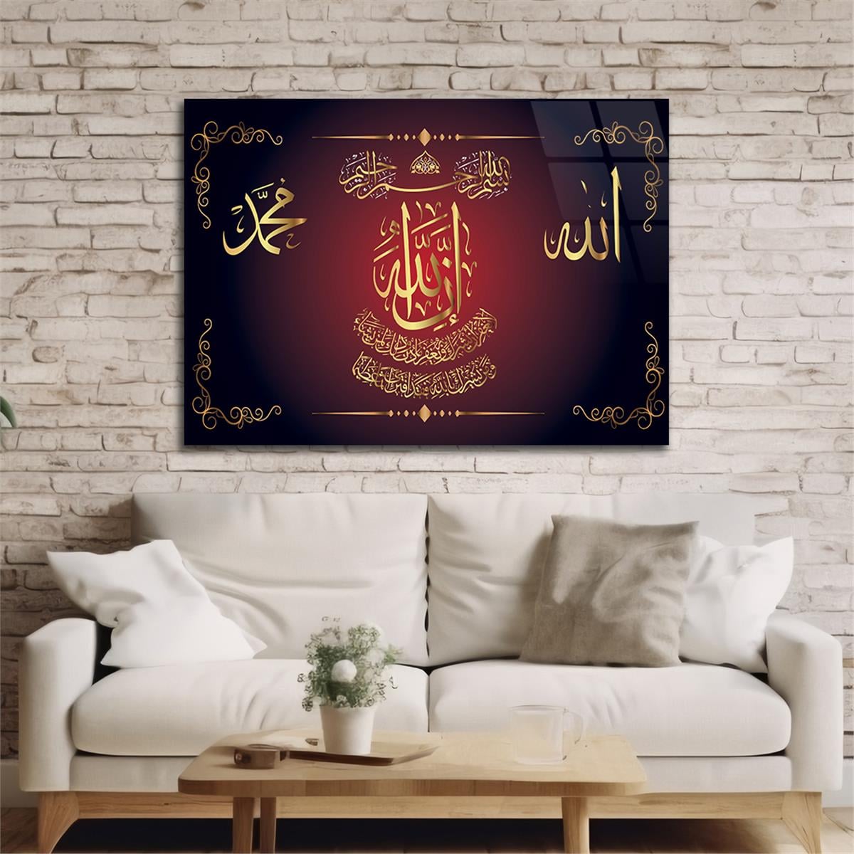 Tempered Glasss Wall Arts Religious-Themed