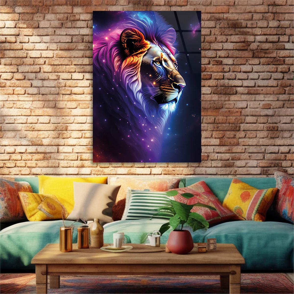 Verticale Gehard Glasschilderij Natuur Thema 190