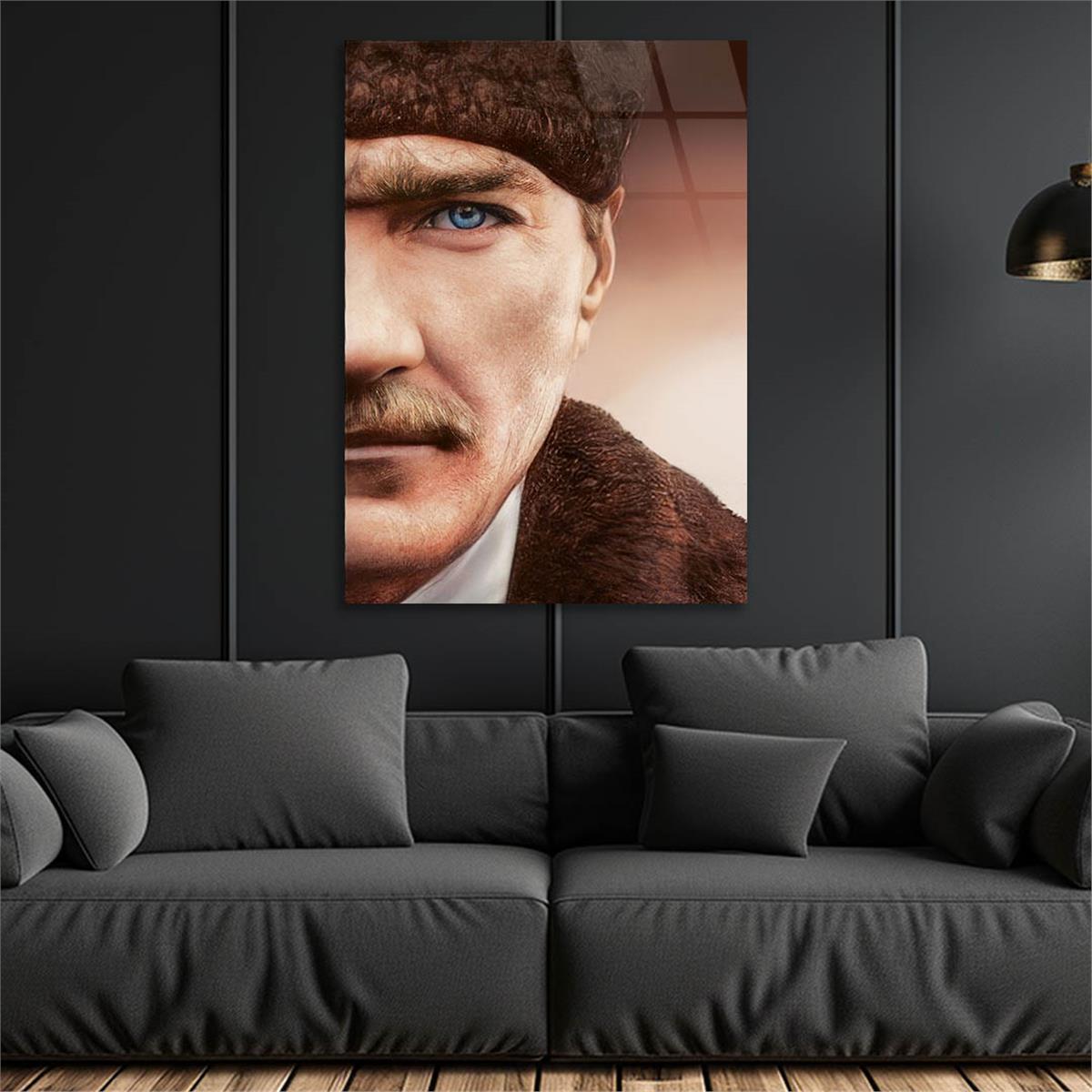 MUSTAFA KEMAL ATATÜRK Tempered Glasss Wall Art