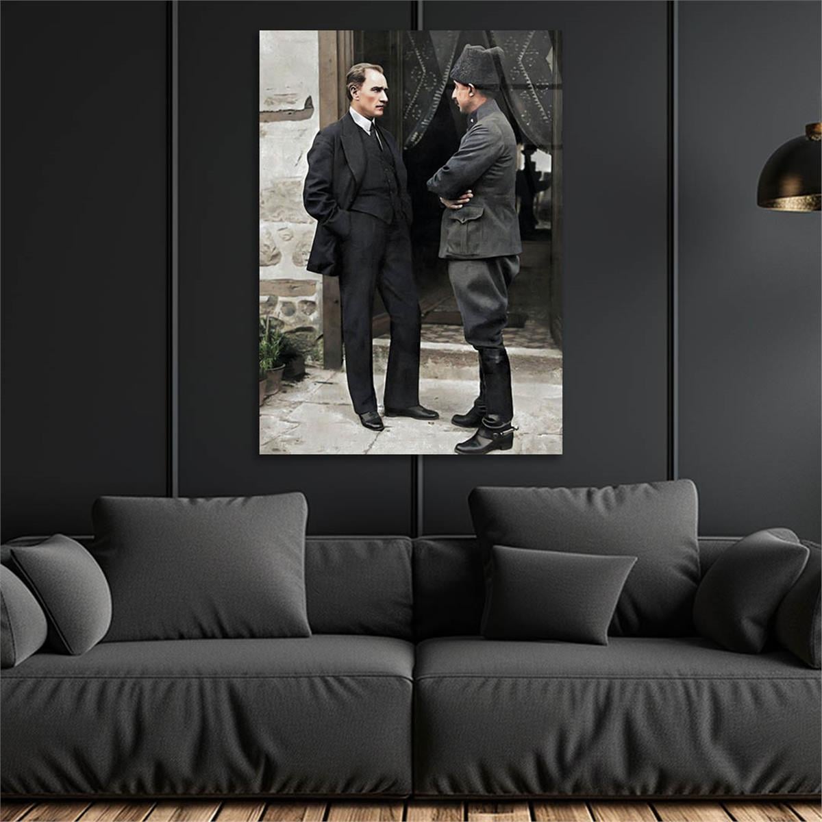 Dikey VatanTemalı Cam Tablo 222