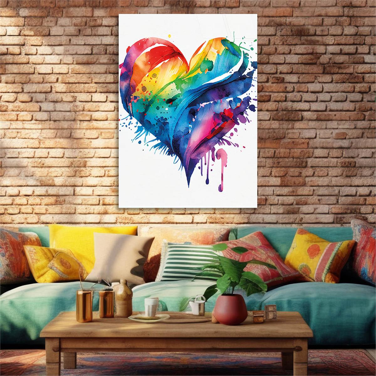 Verticale Gehard Glasschilderij Natuur Thema 119