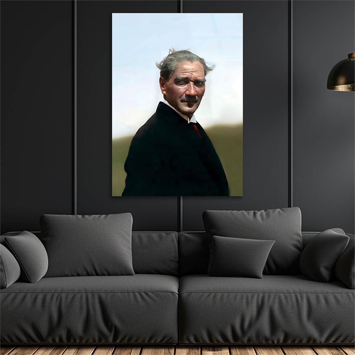 MUSTAFA KEMAL ATATÜRK Tempered Glasss Wall Art