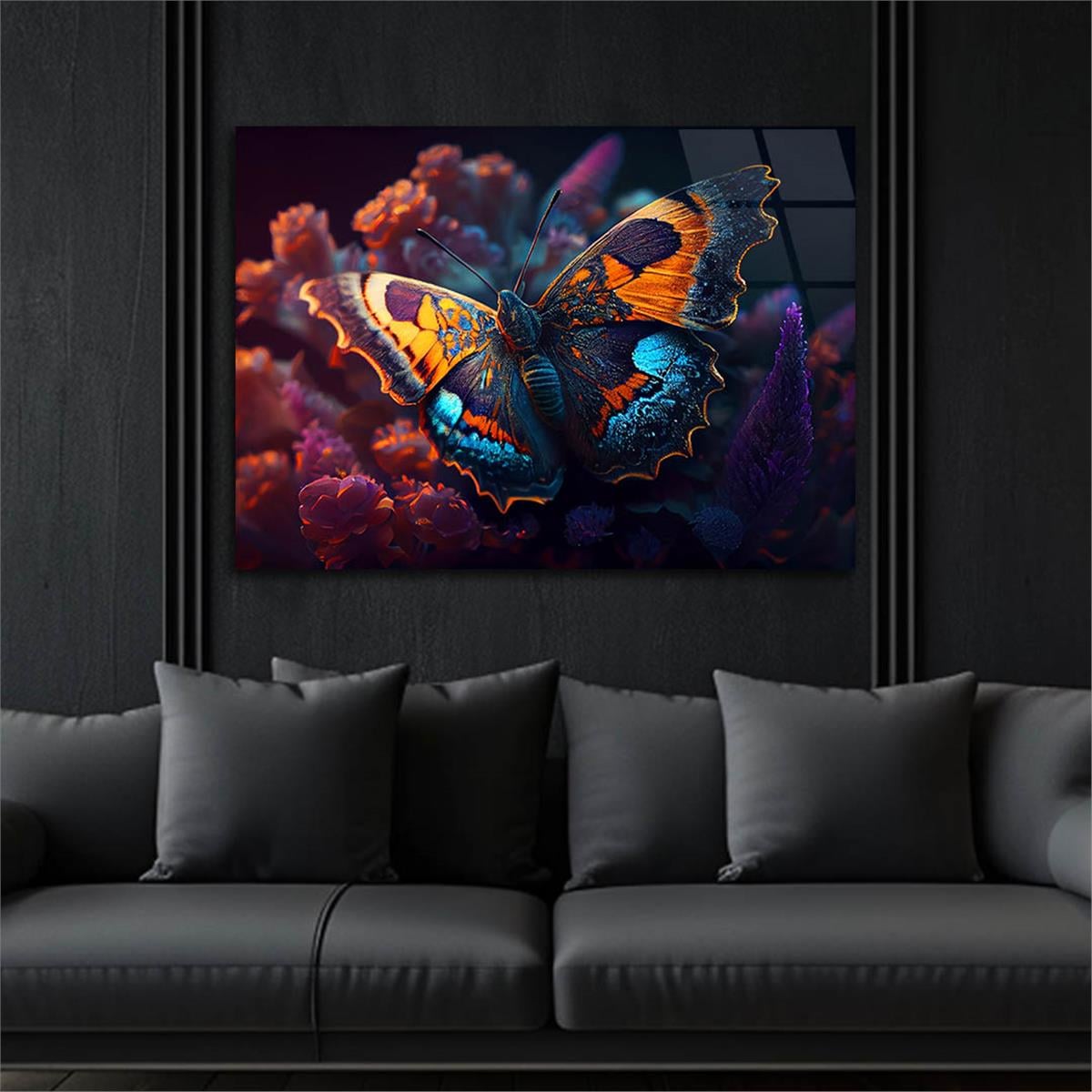 Horizontal Art-Themed Tempered Glass Wall Art 430