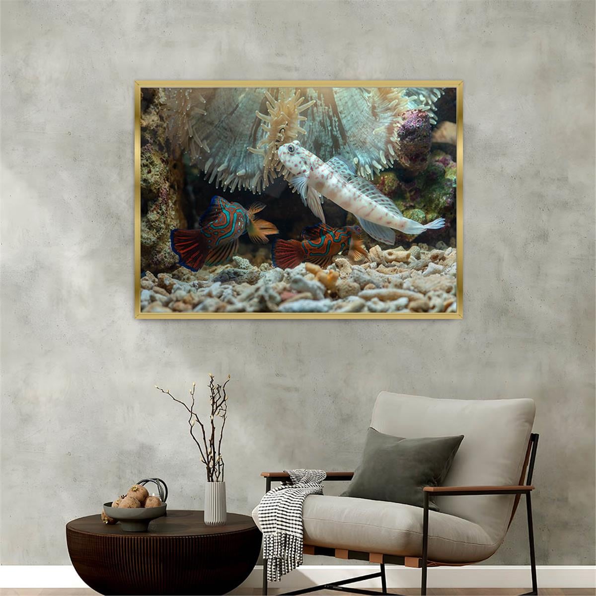 Alüminyum Çerçeveli Doğa Temalı Cam Tablo 059