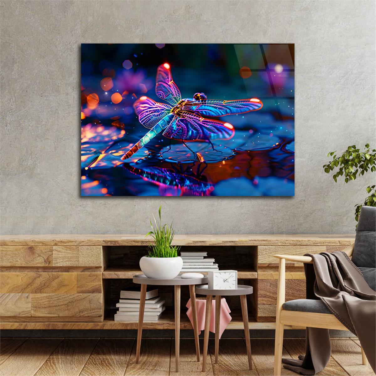 Yatay Doğa Temalı Cam Tablo 547