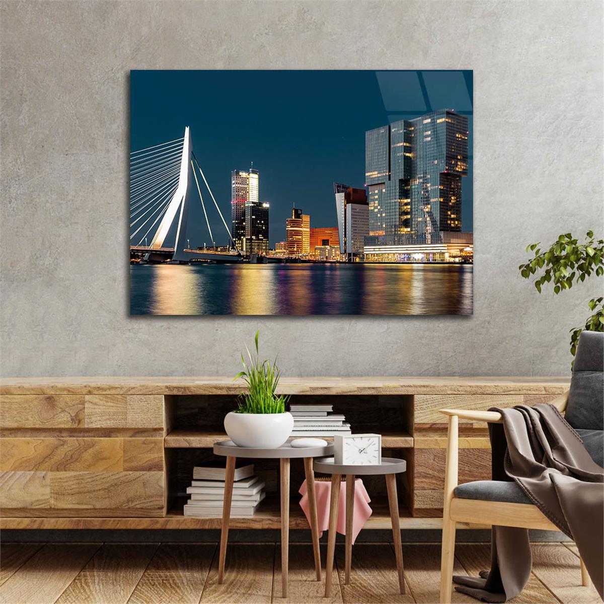 Tempered Glasss Wall Arts Natured-Themed