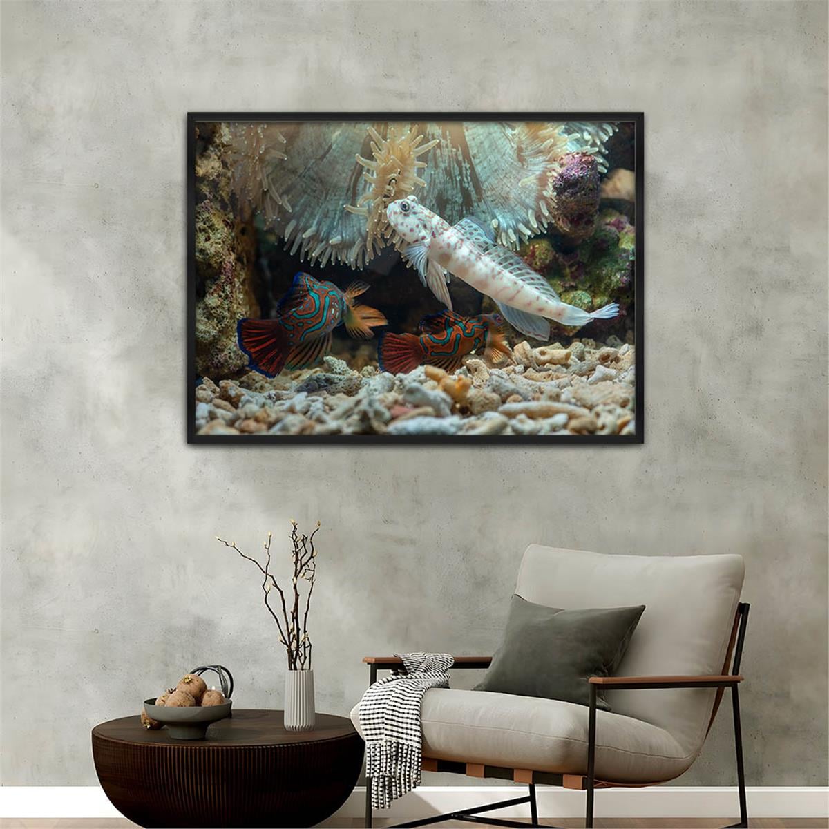 Alüminyum Çerçeveli Doğa Temalı Cam Tablo 059