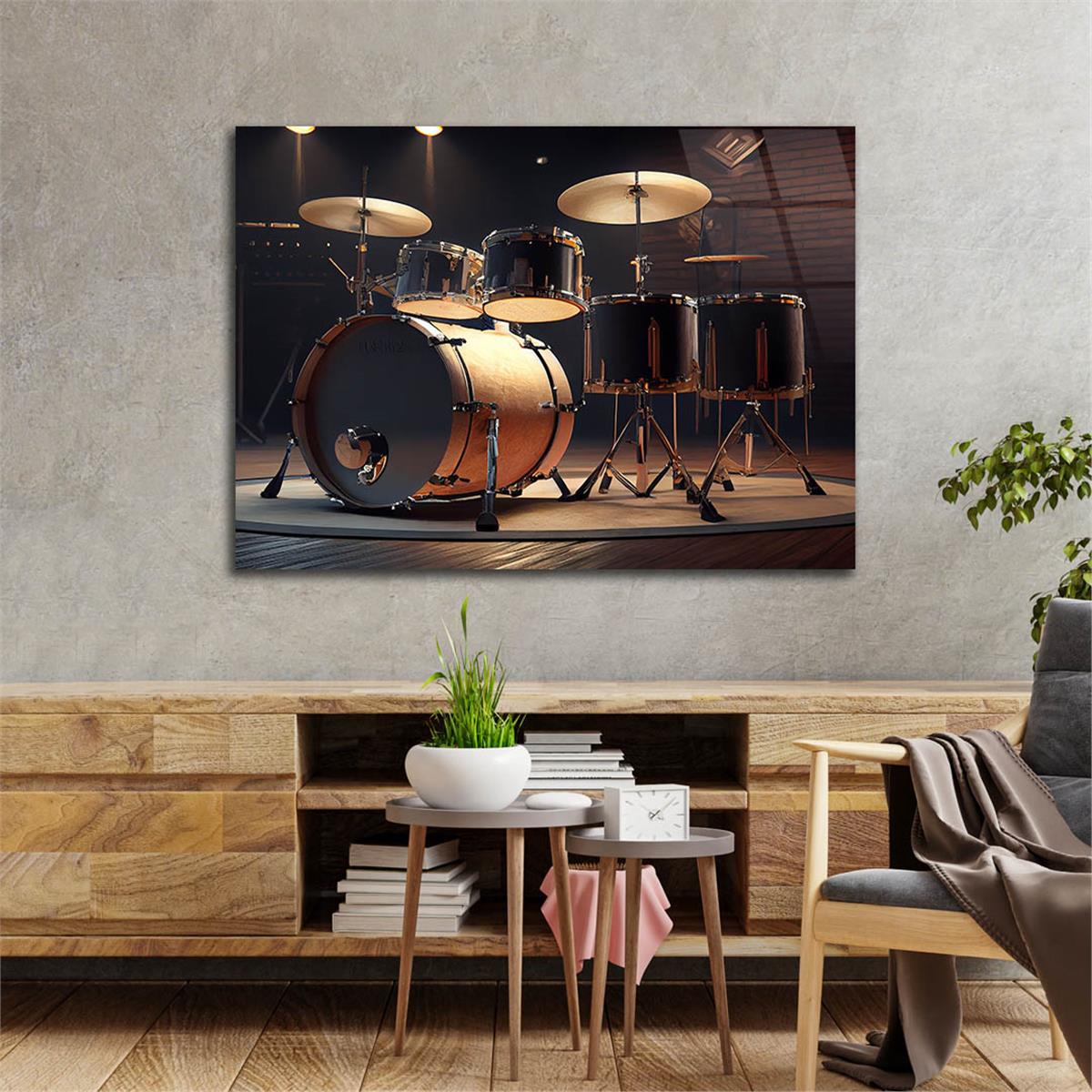 Yatay Sanat Temalı Cam Tablo 589