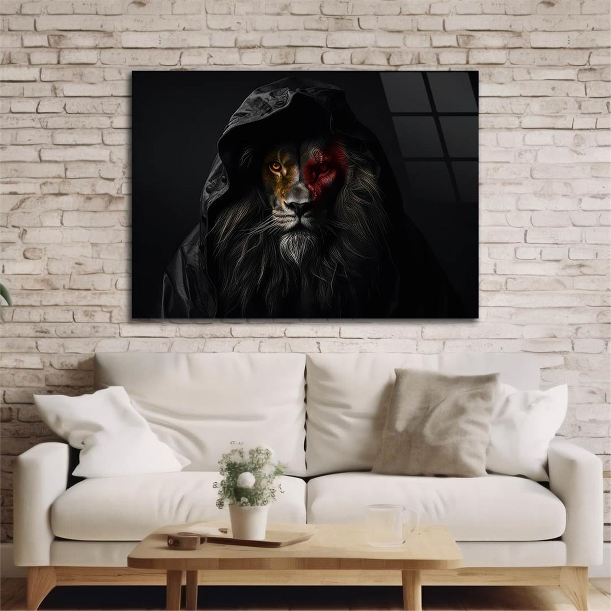 Yatay Doğa Temalı Cam Tablo 524