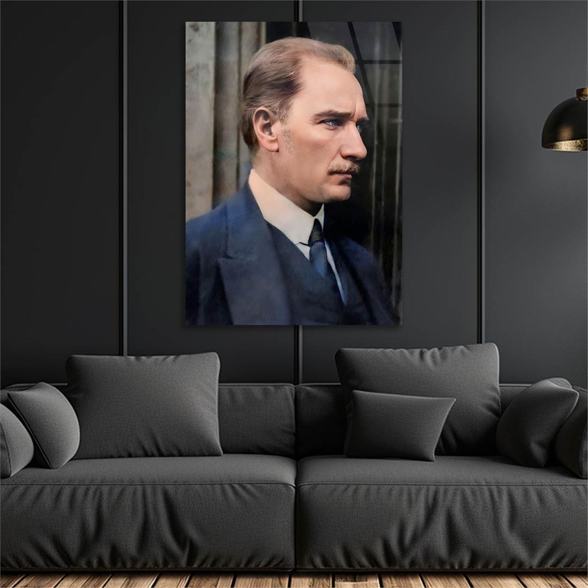 Dikey VatanTemalı Cam Tablo 202