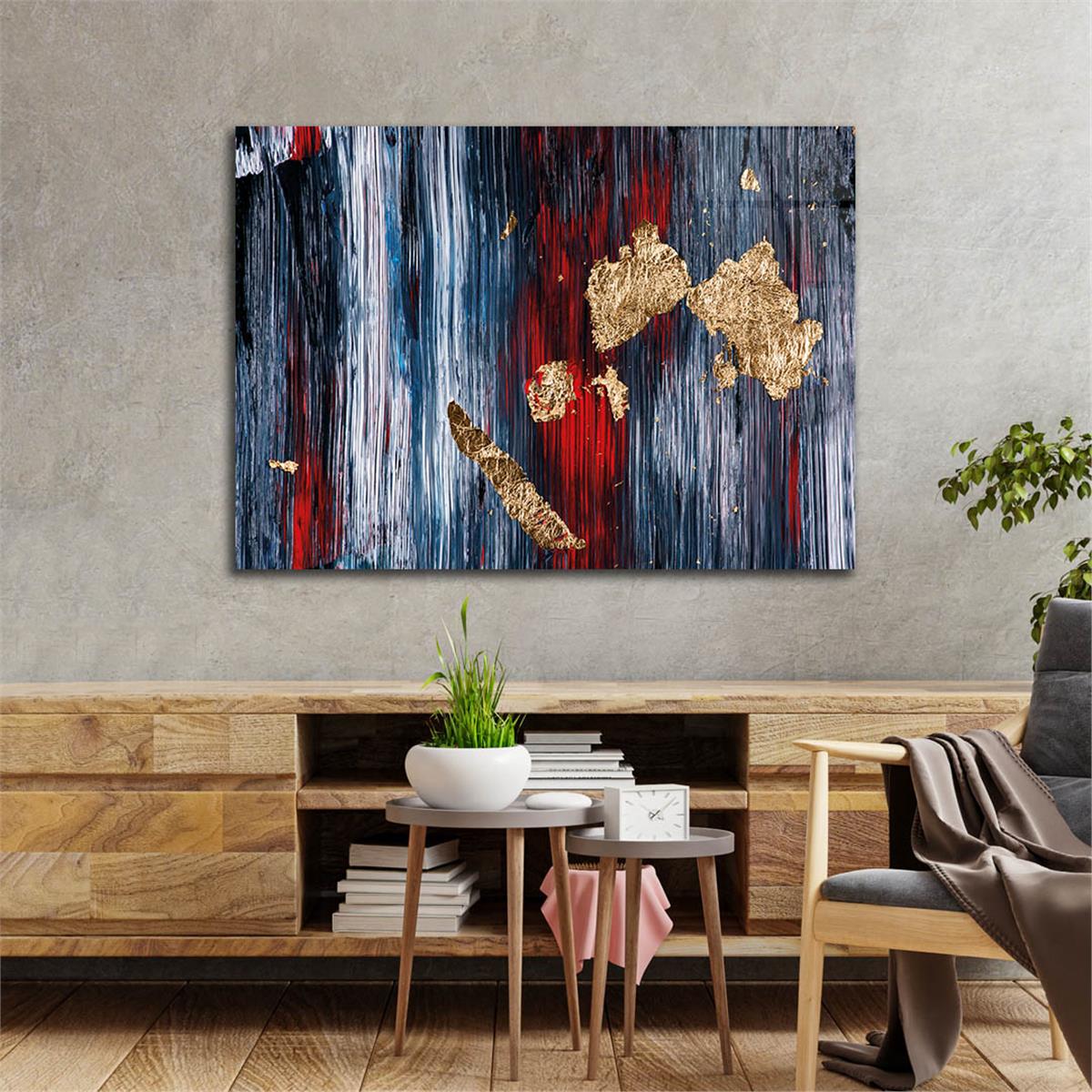 Horizontal Art-Themed Tempered Glass Wall Art 306