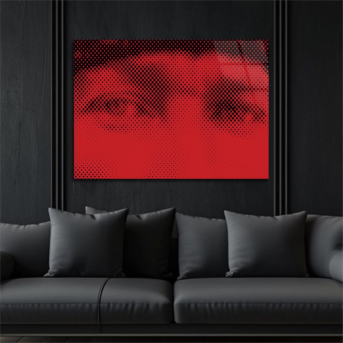 Yatay VatanTemalı Cam Tablo 117