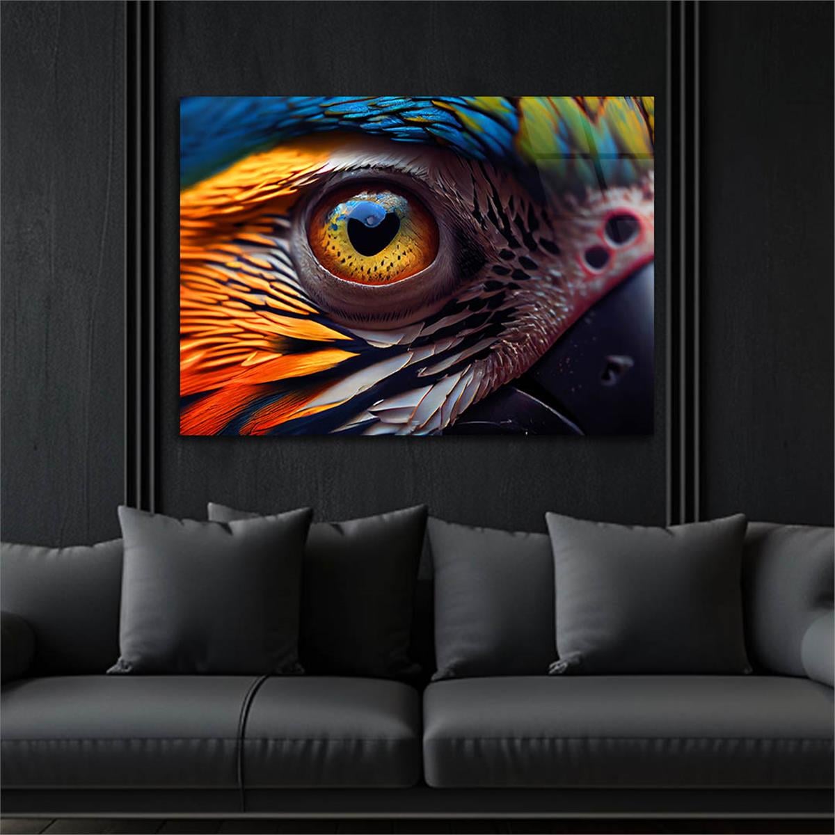 Yatay Sanat Temalı Cam Tablo 248