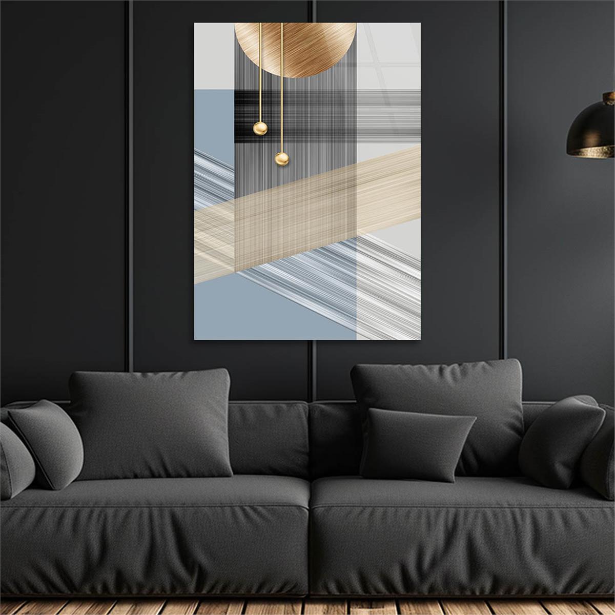 Vertical Tempered Glasss Wall Arts Art-Themed 295