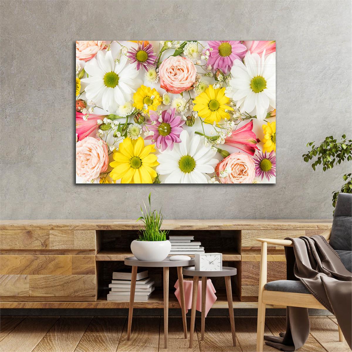 Yatay DoğaTemalı Cam Tablo 381