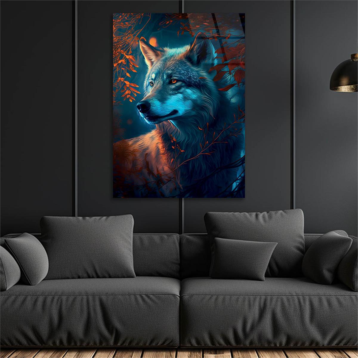 Verticale Gehard Glasschilderij Natuur Thema 195