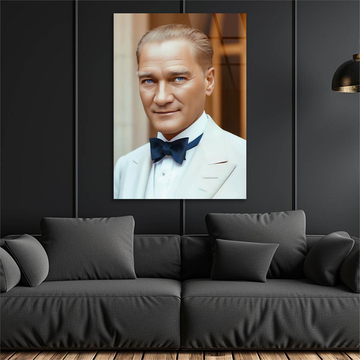 Dikey VatanTemalı Cam Tablo 278