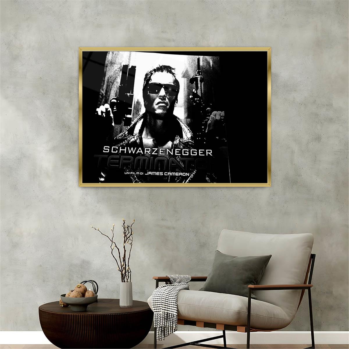 bedrucktes Glas mit Aluminiumrahmen und Kunst Themen 