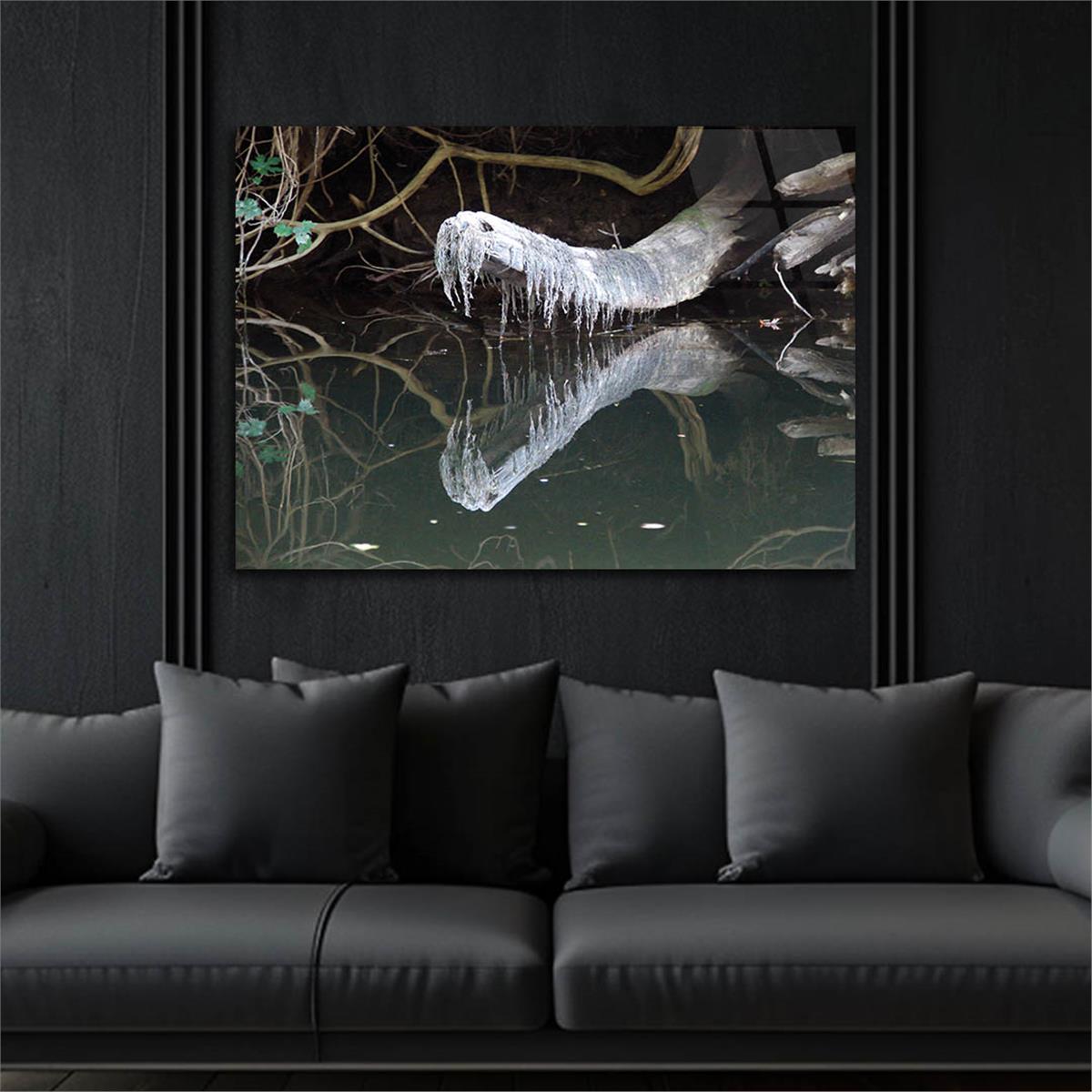 Tempered Glasss Wall Arts Natured-Themed