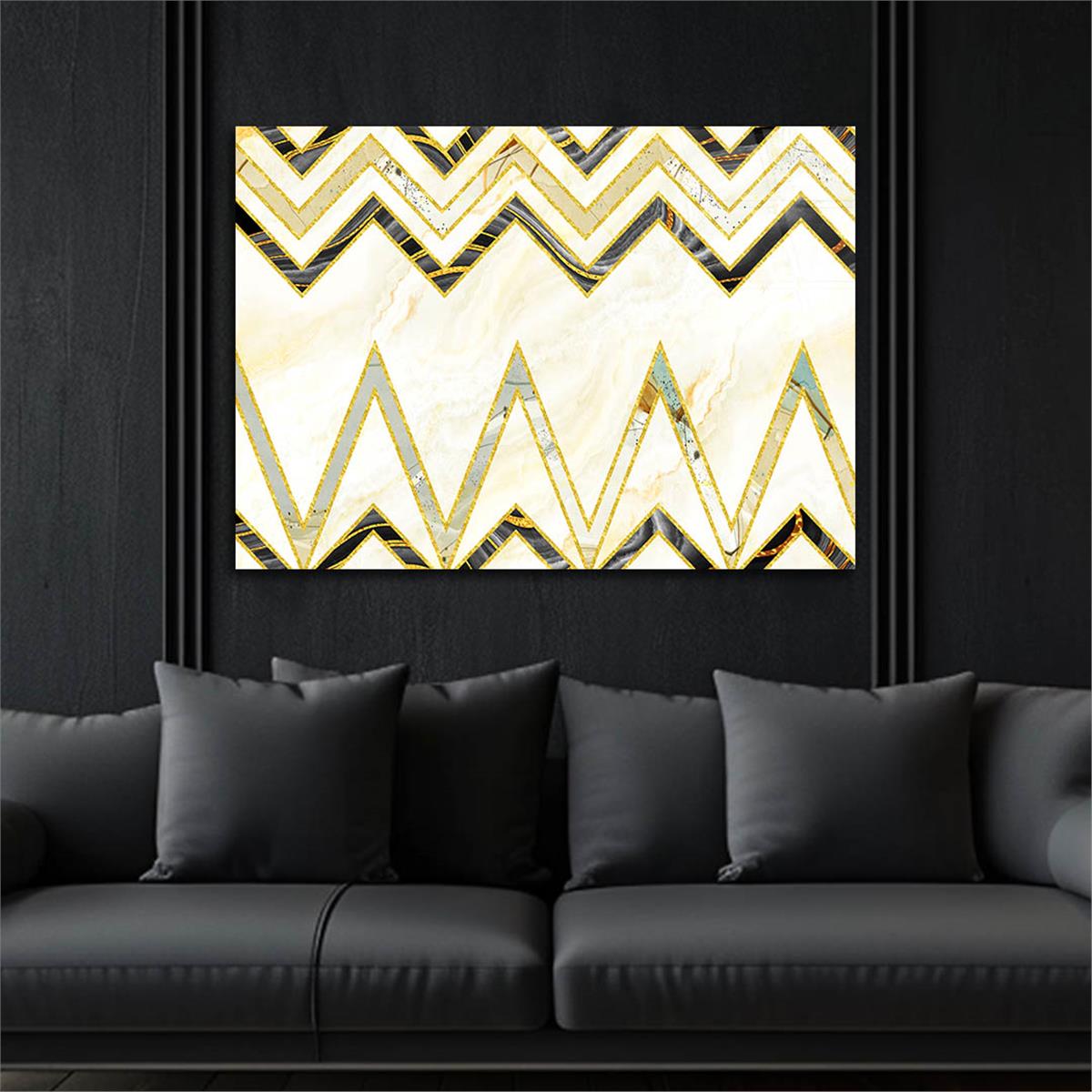 Horizontal Art-Themed Tempered Glass Wall Art 380