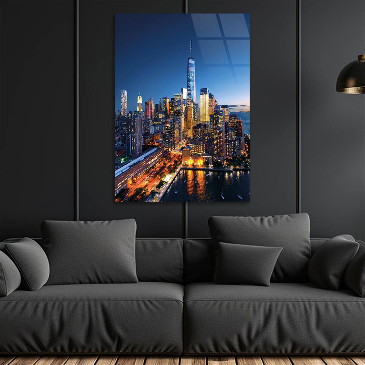 Tempered Glasss Wall Arts Natured-Themed