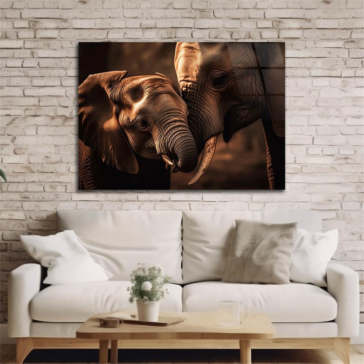 Yatay Doğa Temalı Cam Tablo 558